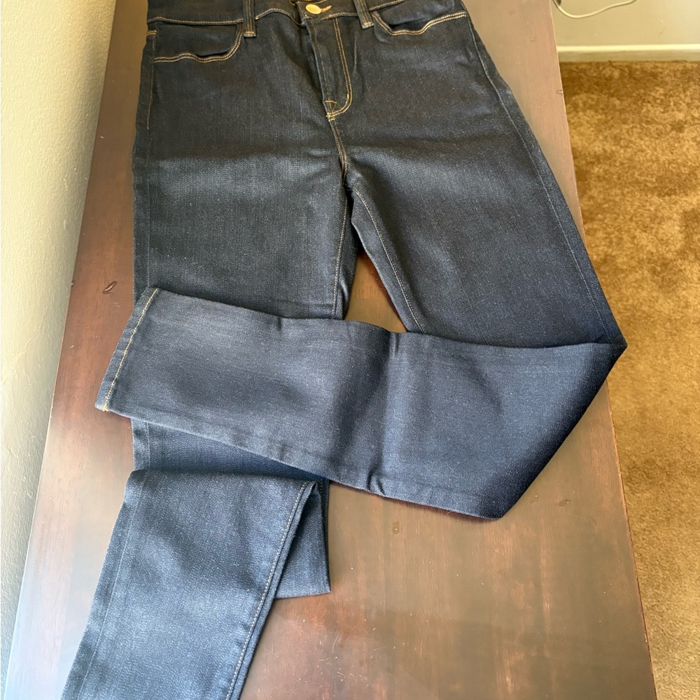 J Brand Maria Women's Dark Indigo Straight Leg Jeans